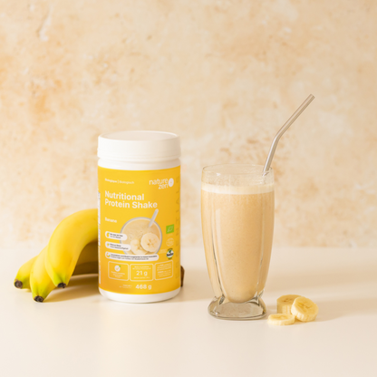 Organic Vegan Nutritional Protein Shake Powder | Nature Zen Essentials -  Banana