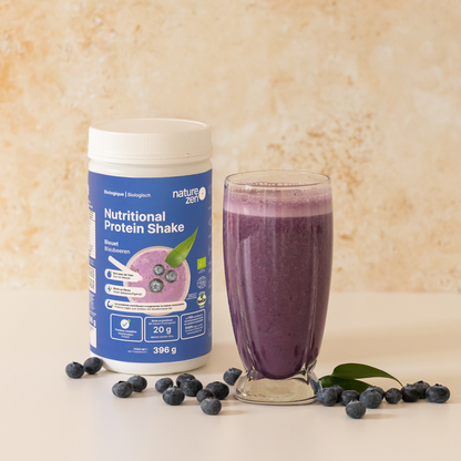 Organic Vegan Nutritional Protein Shake Powder | Nature Zen Essentials  -  Blueberry