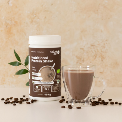 Nature Zen Essentials - Organisches Proteinpulver auf pflanzlicher Basis - Kaffee