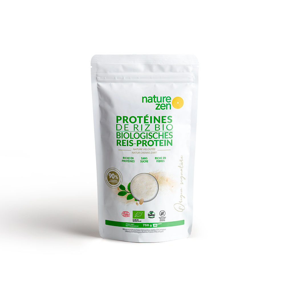 Nature Zen Origin - Organic Rice Protein Powder - Natural Velvet